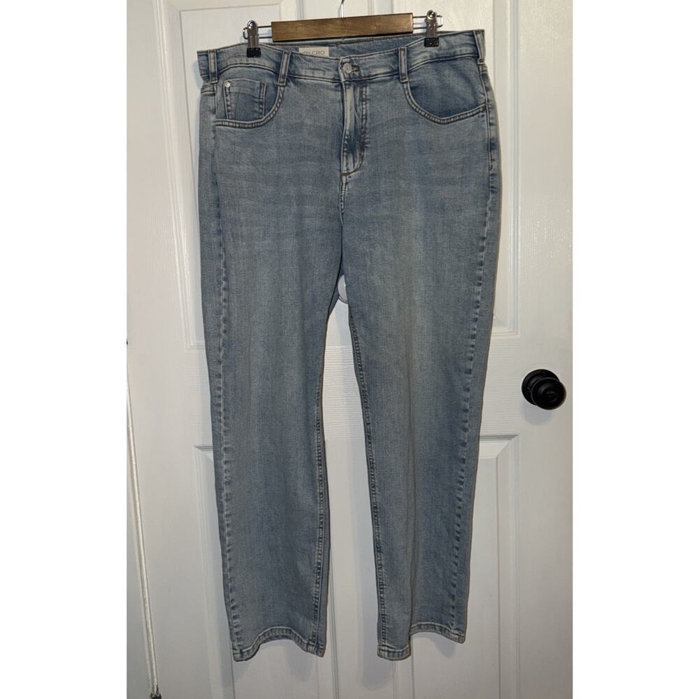 PILCRO Anthropologie Relaxed Wide Leg Light Wash‎ Jeans Size 31 High Rise